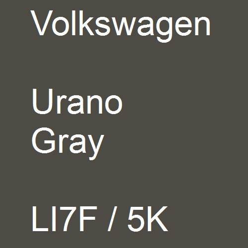 Volkswagen, Urano Gray, LI7F / 5K.